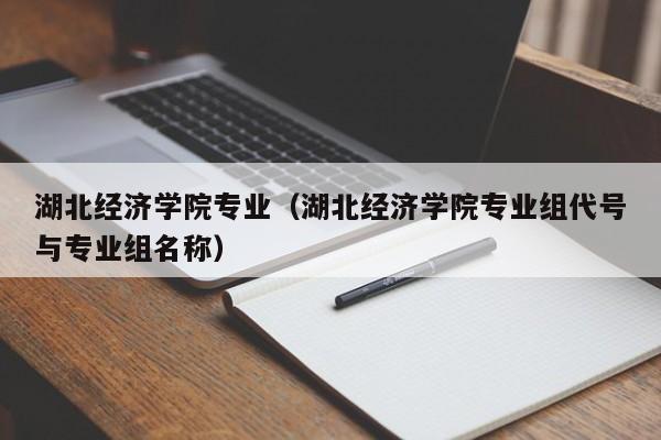 湖北经济学院专业（湖北经济学院专业组代号与专业组名称）